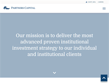 Tablet Screenshot of partners-cap.com